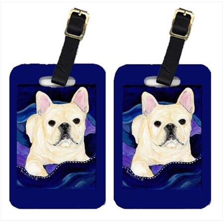 Carolines Treasures Carolines Treasures SS8126BT French Bulldog Luggage Tags; Pack - 2 SS8126BT
